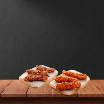 Sriracha and Honey Soy Glazed Chicken Tenders (Half-Half)