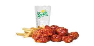 10 Pc BBQ Saucy Spicy Nuggets Combo